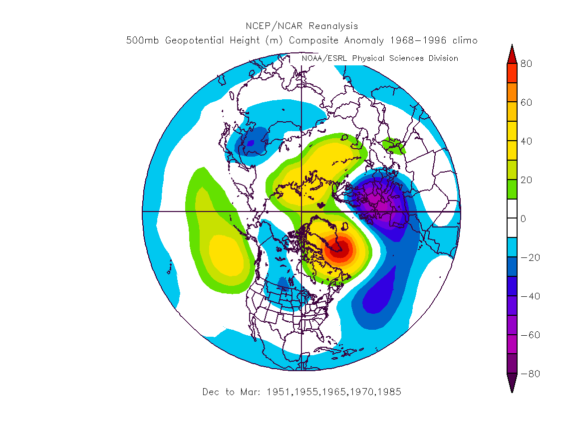 Historic Oceanic Niño Index (ONI) & El Niño Winter & Spring